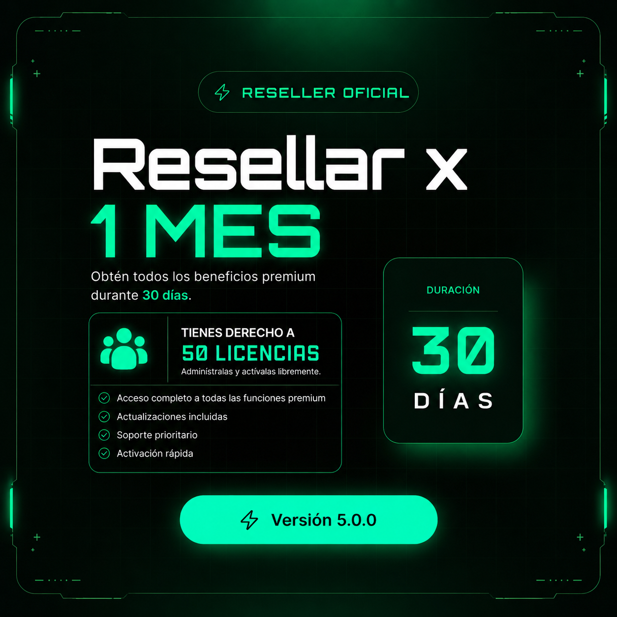 Reseller 1 mes